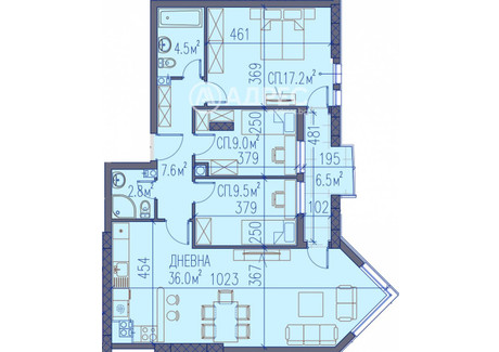 Mieszkanie na sprzedaż - Христо Смирненски/Hristo Smirnenski Пловдив/plovdiv, Bułgaria, 134 m², 279 901 USD (1 161 590 PLN), NET-103188772