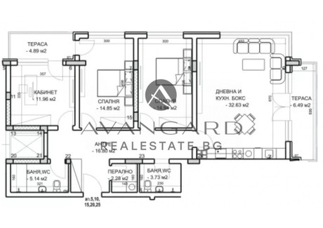 Mieszkanie na sprzedaż - Център, Младежки Хълм/Centar, Mladejki Halm Пловдив/plovdiv, Bułgaria, 151 m², 217 930 USD (893 512 PLN), NET-102847278