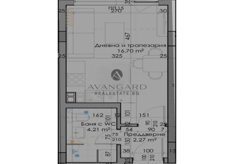 Mieszkanie na sprzedaż - Кючук Париж, Южен/Kiuchuk Parij, Iujen Пловдив/plovdiv, Bułgaria, 36 m², 49 601 USD (203 363 PLN), NET-97573127