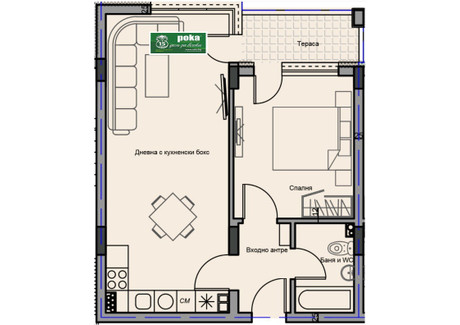 Mieszkanie na sprzedaż - Аязмото/Aiazmoto Стара Загора/stara-Zagora, Bułgaria, 82 m², 77 406 USD (304 979 PLN), NET-97372934