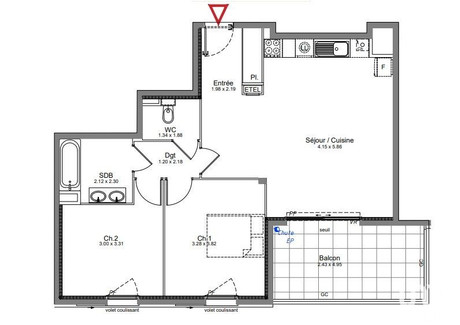 Mieszkanie na sprzedaż - Valbonne, Francja, 67 m², 377 532 USD (1 544 105 PLN), NET-96030817