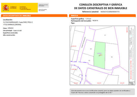 Działka na sprzedaż - Girona, Hiszpania, 1274 m², 65 592 USD (258 433 PLN), NET-96052912