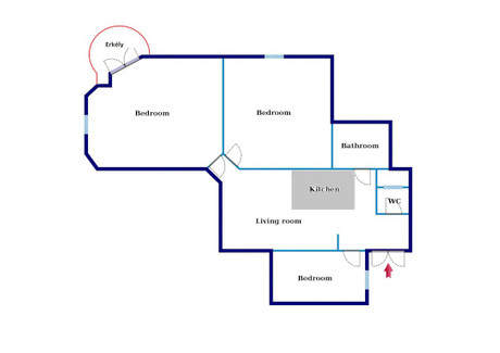 Mieszkanie do wynajęcia - Pannónia utca Budapest, Węgry, 103 m², 447 USD (1711 PLN), NET-100074408