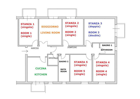 Mieszkanie do wynajęcia - Via Federico Confalonieri Padova, Włochy, 90 m², 272 USD (1066 PLN), NET-100390806