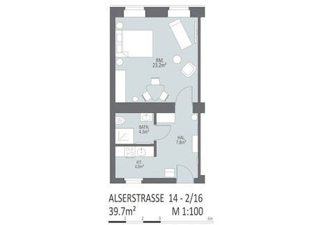 Mieszkanie do wynajęcia - Graben Vienna, Austria, 35 m², 2139 USD (8576 PLN), NET-101300573