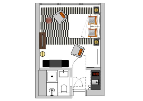 Mieszkanie do wynajęcia - Oskar-Jäger-Straße Köln, Niemcy, 28 m², 1278 USD (5305 PLN), NET-102015961