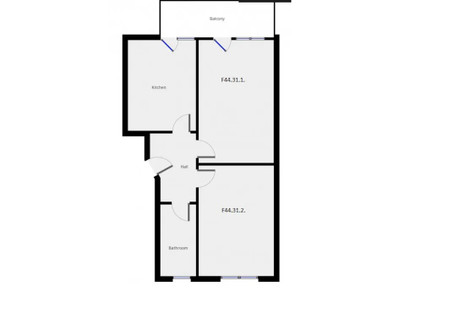 Mieszkanie do wynajęcia - Friedrichsbrunner Straße Berlin, Niemcy, 55 m², 776 USD (3183 PLN), NET-103045902