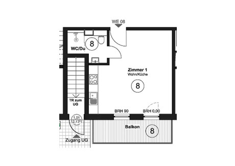 Mieszkanie do wynajęcia - Crailsheimer Straße Berlin, Niemcy, 32 m², 1317 USD (5056 PLN), NET-95125821