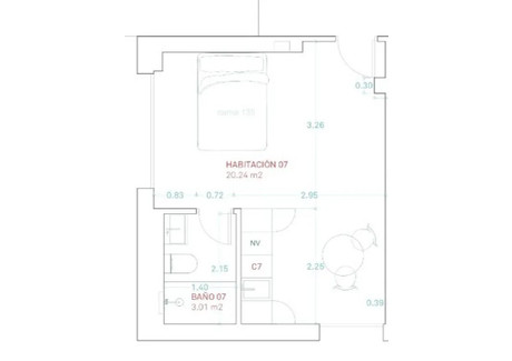 Dom do wynajęcia - Calle de Alfonso Fernández Clausells Madrid, Hiszpania, 24 m², 1125 USD (4602 PLN), NET-95220728