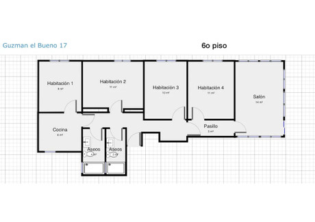 Mieszkanie do wynajęcia - Calle de Guzmán el Bueno Madrid, Hiszpania, 200 m², 895 USD (3507 PLN), NET-98821526