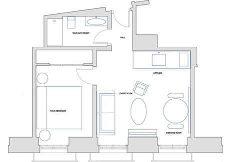 Mieszkanie do wynajęcia - Calle de Fernando VI Madrid, Hiszpania, 50 m², 2825 USD (11 046 PLN), NET-98957777