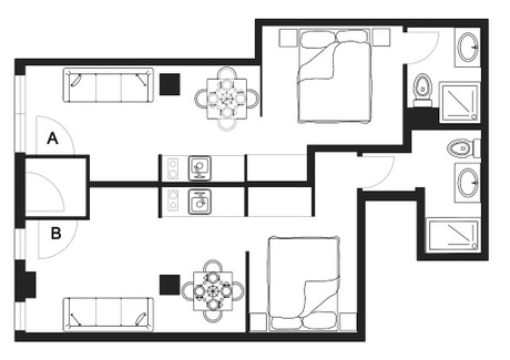 Mieszkanie do wynajęcia - Paseo de la Esperanza Madrid, Hiszpania, 33 m², 1729 USD (7228 PLN), NET-98957863