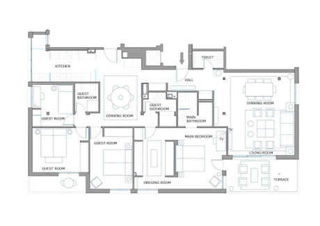 Mieszkanie do wynajęcia - Calle de Juan Ramón Jiménez Madrid, Hiszpania, 154 m², 7407 USD (28 444 PLN), NET-99022822