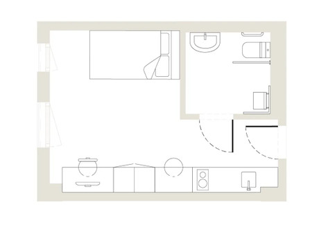 Mieszkanie do wynajęcia - Avenida del Talgo Madrid, Hiszpania, 20 m², 1334 USD (5124 PLN), NET-99924846