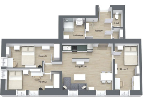 Mieszkanie do wynajęcia - Triester Straße Vienna, Austria, 83 m², 648 USD (2553 PLN), NET-94222416