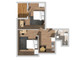 Mieszkanie do wynajęcia - Amsterdamer Straße Berlin, Niemcy, 45 m², 998 USD (4020 PLN), NET-96989448