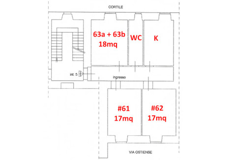 Mieszkanie do wynajęcia - Via Ostiense Rome, Włochy, 86 m², 1008 USD (4102 PLN), NET-99219451