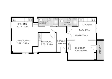 Mieszkanie do wynajęcia - Carrer de Vicent Brull Valencia, Hiszpania, 50 m², 1329 USD (5102 PLN), NET-99992621