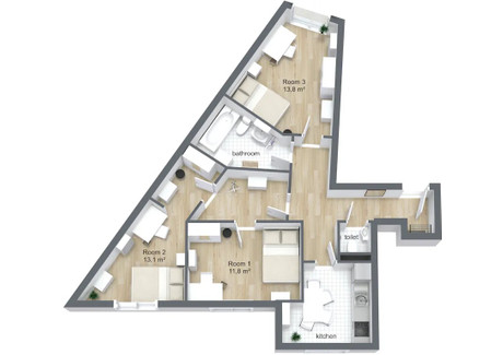 Mieszkanie do wynajęcia - Schönbrunner Straße Vienna, Austria, 79 m², 673 USD (2651 PLN), NET-90216917