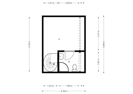 Mieszkanie do wynajęcia - Calle de Malcampo Madrid, Hiszpania, 49 m², 1219 USD (4719 PLN), NET-90217173