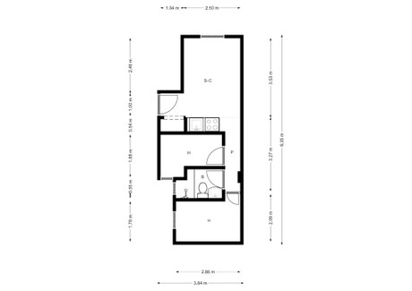 Mieszkanie do wynajęcia - Calle del Reloj Madrid, Hiszpania, 48 m², 1612 USD (6463 PLN), NET-90226648