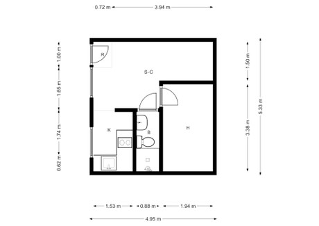 Mieszkanie do wynajęcia - Calle del Divino Pastor Madrid, Hiszpania, 40 m², 1458 USD (5641 PLN), NET-90227185