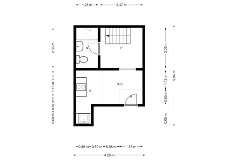 Mieszkanie do wynajęcia - Calle de las Carolinas Madrid, Hiszpania, 30 m², 1078 USD (4322 PLN), NET-90227789