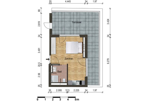 Mieszkanie do wynajęcia - Brunnenstraße Berlin, Niemcy, 27 m², 1992 USD (7630 PLN), NET-90237153