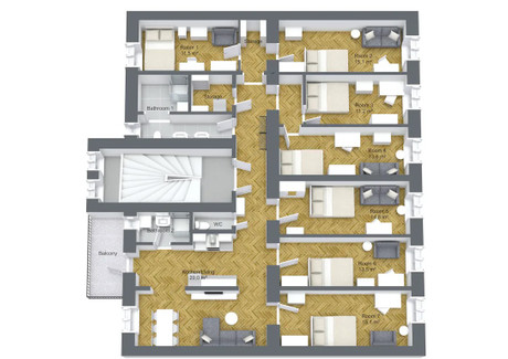 Mieszkanie do wynajęcia - Brockmanngasse Graz, Austria, 157 m², 485 USD (2011 PLN), NET-90233348