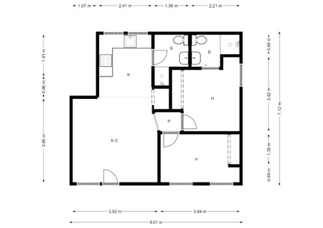 Mieszkanie do wynajęcia - Calle de Tucurinca Madrid, Hiszpania, 70 m², 1745 USD (7294 PLN), NET-90233765