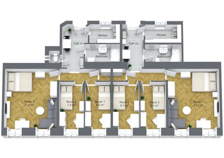 Mieszkanie do wynajęcia - Zimmermannplatz Vienna, Austria, 59 m², 786 USD (3151 PLN), NET-90437505