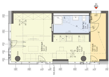 Mieszkanie do wynajęcia - Wehlistraße Vienna, Austria, 40 m², 2801 USD (11 233 PLN), NET-90569341