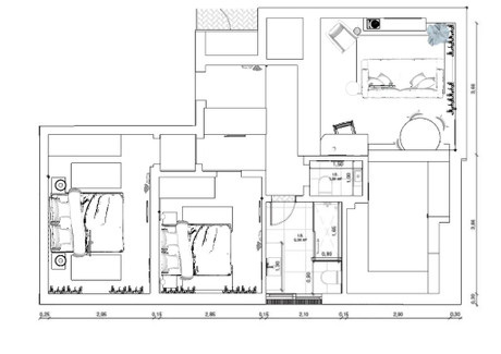 Mieszkanie do wynajęcia - Travessa do Chafariz das Terras Lisbon, Portugalia, 83 m², 2599 USD (10 631 PLN), NET-93018355