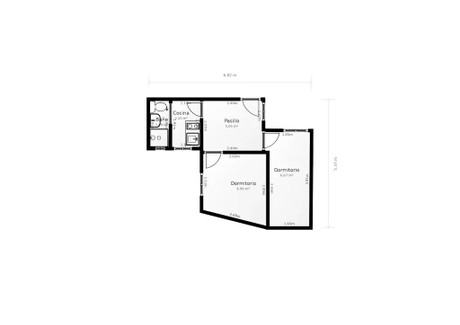 Mieszkanie do wynajęcia - Calle del Capitán Blanco Argibay Madrid, Hiszpania, 35 m², 1304 USD (5346 PLN), NET-93093848