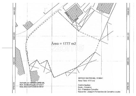 Działka na sprzedaż - Lousa, Portugalia, 1777 m², 101 298 USD (415 321 PLN), NET-91128473