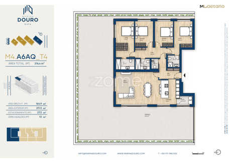 Mieszkanie na sprzedaż - Vila Nova De Gaia, Portugalia, 165 m², 1 771 110 USD (7 243 840 PLN), NET-99916407