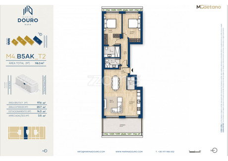 Mieszkanie na sprzedaż - Vila Nova De Gaia, Portugalia, 98 m², 558 981 USD (2 319 773 PLN), NET-99916442