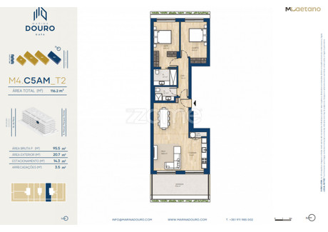 Mieszkanie na sprzedaż - Vila Nova De Gaia, Portugalia, 96 m², 575 558 USD (2 354 031 PLN), NET-99916459