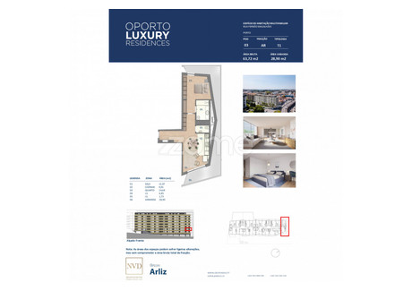 Mieszkanie na sprzedaż - Porto, Portugalia, 64 m², 300 552 USD (1 247 290 PLN), NET-92697801