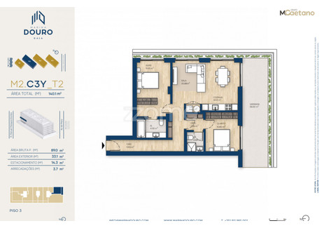 Mieszkanie na sprzedaż - Vila Nova De Gaia, Portugalia, 89 m², 493 502 USD (2 023 360 PLN), NET-93863922