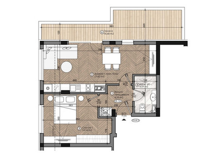 Mieszkanie na sprzedaż - Малинова долина/Malinova dolina София/sofia, Bułgaria, 84 m², 152 501 USD (585 603 PLN), NET-100186173