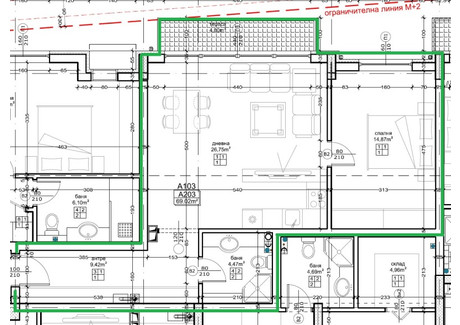 Mieszkanie na sprzedaż - Малинова долина/Malinova dolina София/sofia, Bułgaria, 82 m², 145 414 USD (583 109 PLN), NET-94073616