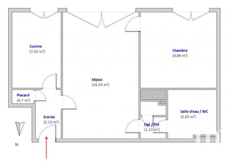 Mieszkanie na sprzedaż - Le Kremlin-Bicêtre, Francja, 39 m², 223 993 USD (916 133 PLN), NET-102370051