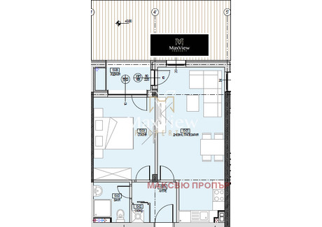 Mieszkanie na sprzedaż - Малинова долина/Malinova dolina София/sofia, Bułgaria, 67 m², 151 479 USD (628 639 PLN), NET-103037879