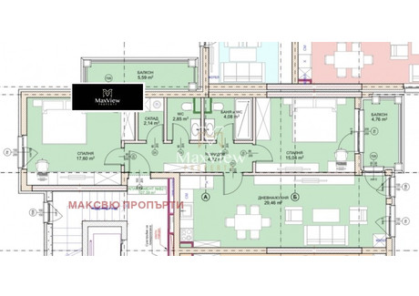 Mieszkanie na sprzedaż - Малинова долина/Malinova dolina София/sofia, Bułgaria, 129 m², 205 659 USD (859 655 PLN), NET-99792142