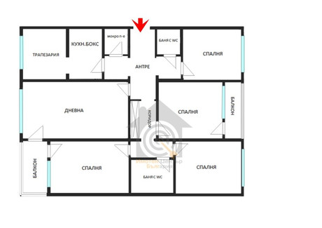 Mieszkanie na sprzedaż - Младост /Mladost София/sofia, Bułgaria, 143 m², 410 099 USD (1 574 779 PLN), NET-100184806