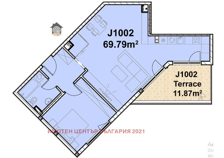 Mieszkanie na sprzedaż - Полигона/Poligona София/sofia, Bułgaria, 83 m², 177 563 USD (712 027 PLN), NET-97373642