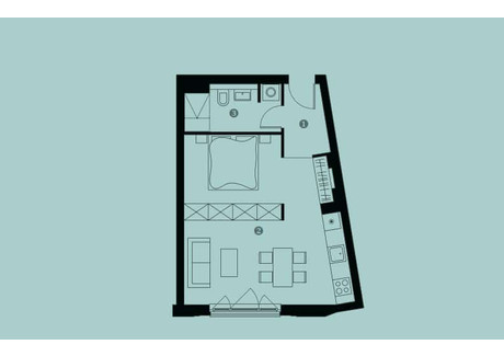 Mieszkanie na sprzedaż - Berlin, Niemcy, 43,07 m², 473 669 USD (1 979 937 PLN), NET-87370487