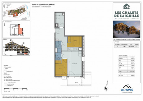 Mieszkanie na sprzedaż - Le Grand-Bornand, Francja, 57,07 m², 376 462 USD (1 509 614 PLN), NET-93990800