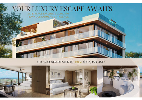 Mieszkanie na sprzedaż - Calle 110 Nte 664, Luis Donaldo Colosio, 77728 Playa del Carmen, Q.R., Playa Del Carmen, Meksyk, 44,52 m², 170 786 USD (700 221 PLN), NET-101348770